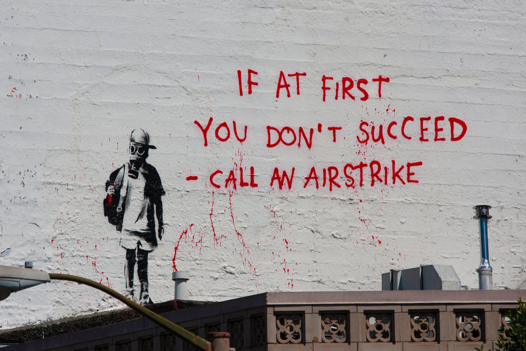 Pine Stretched  Framed 1 Panel - Banksy