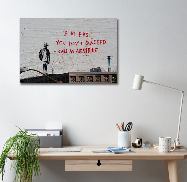 Pine Stretched  Framed 1 Panel - Banksy