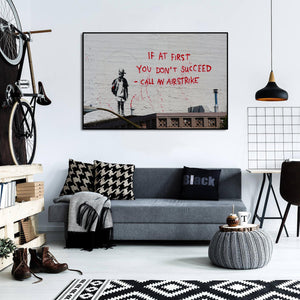 Pine Stretched  Framed 1 Panel - Banksy