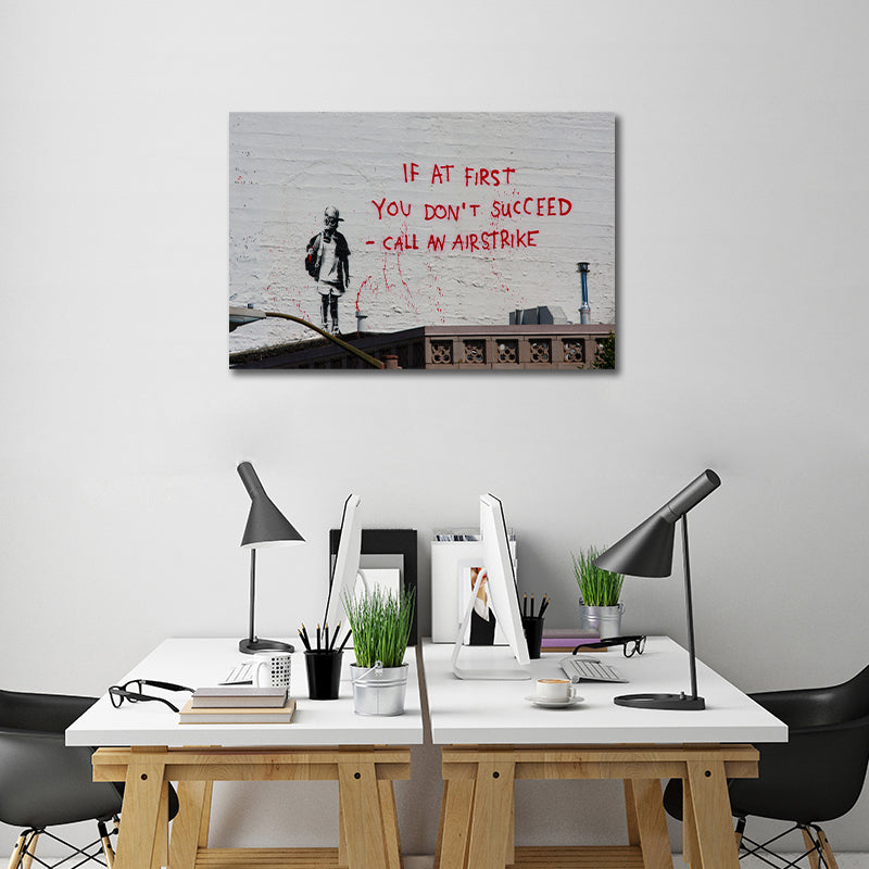 Pine Stretched  Framed 1 Panel - Banksy