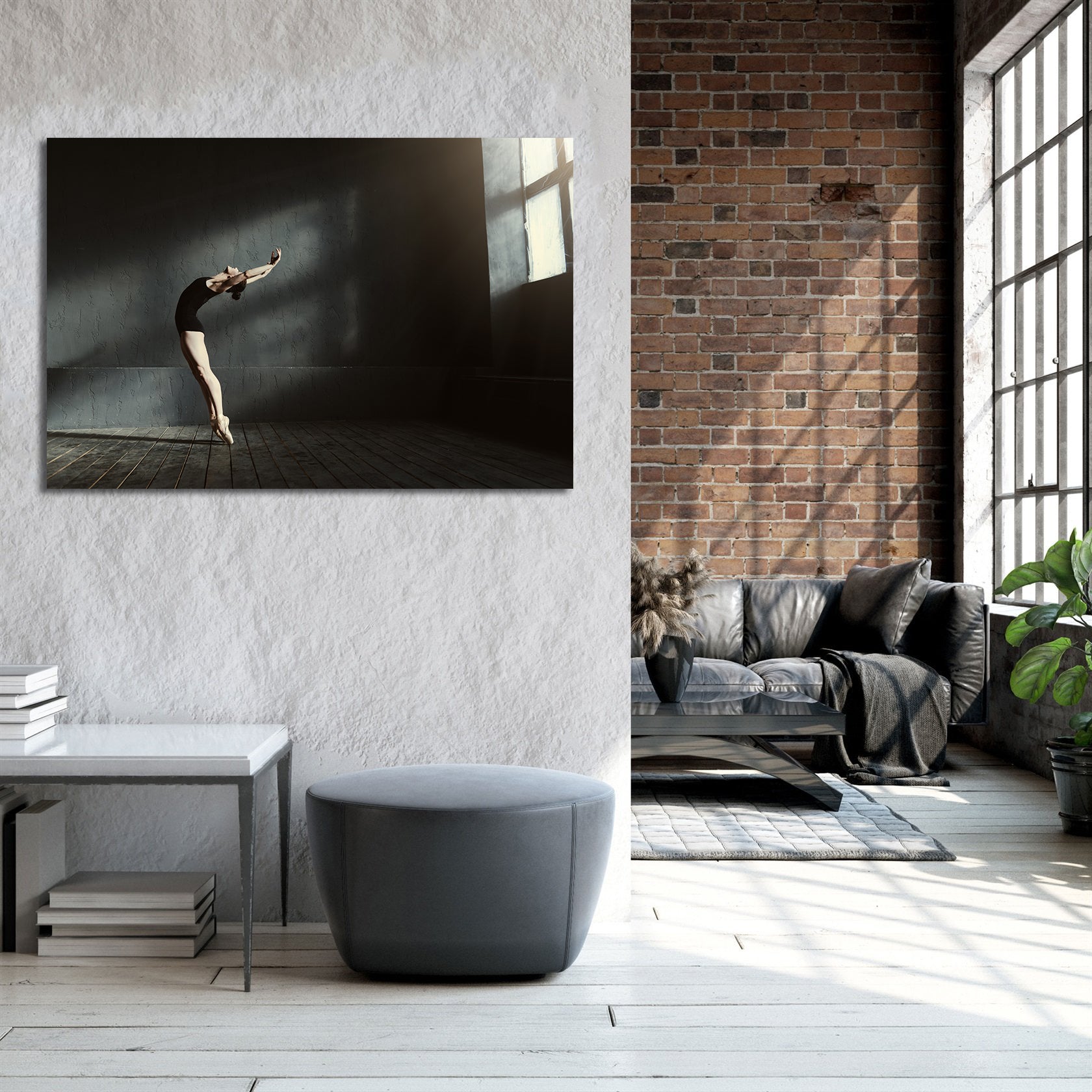 Pine Stretched  Framed 1 Panel - Dance