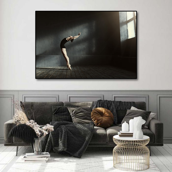 Pine Stretched  Framed 1 Panel - Dance