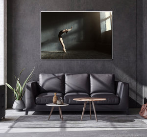 Pine Stretched  Framed 1 Panel - Dance