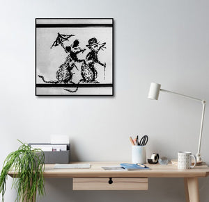 Pine Stretched  Framed 1 Panel - Banksy