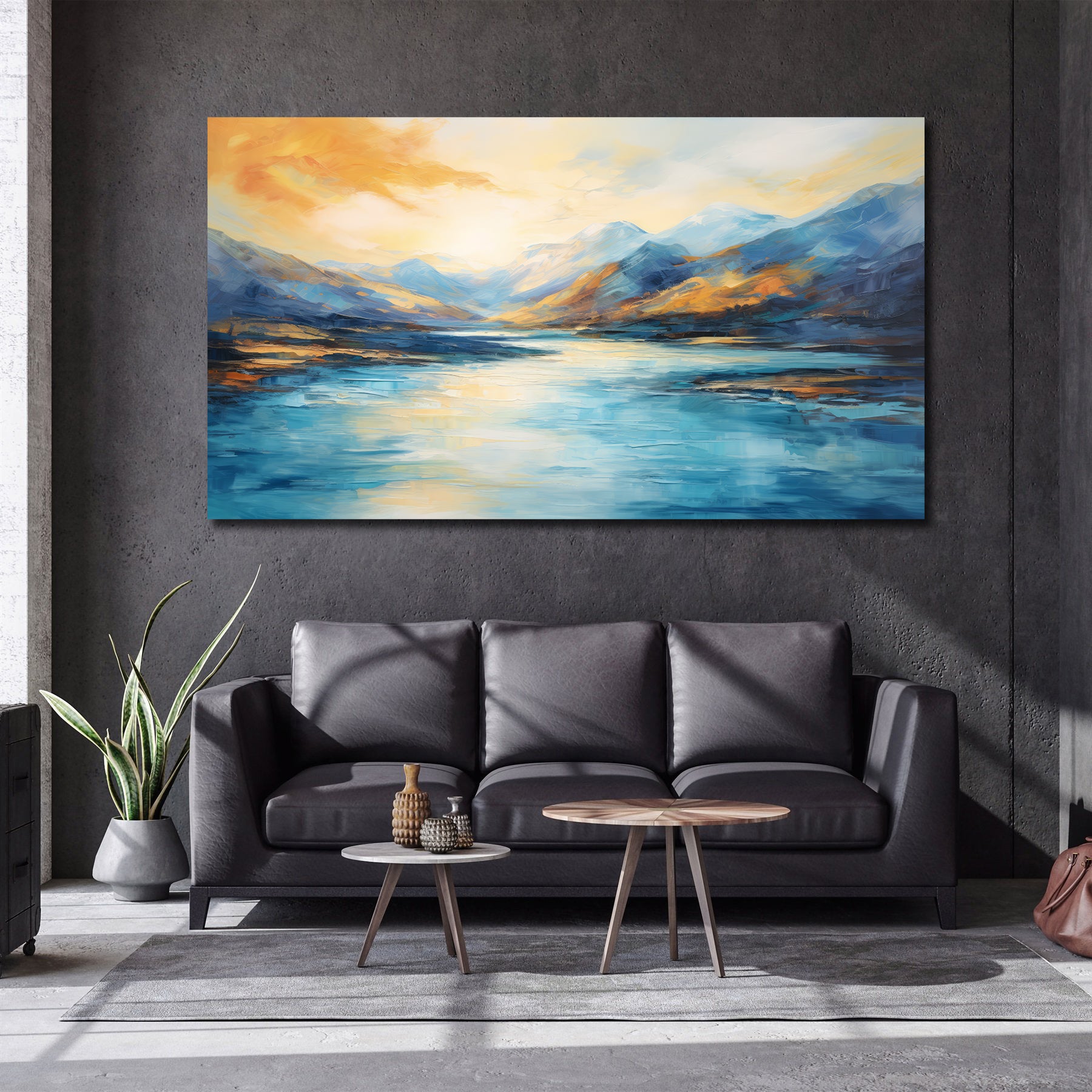 Pine Stretched  Framed 1 Panel - Scottish Landscapes
