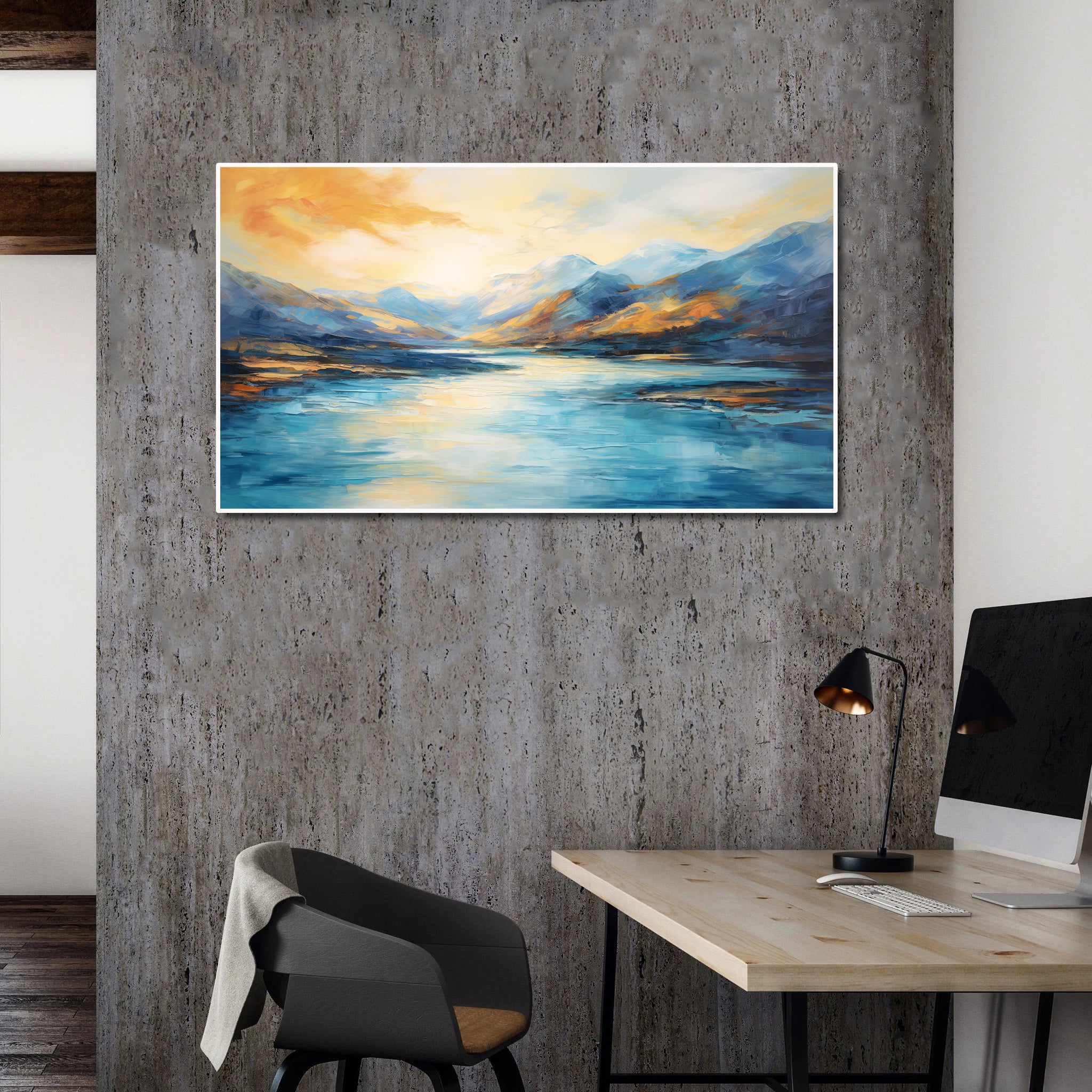 Pine Stretched  Framed 1 Panel - Scottish Landscapes