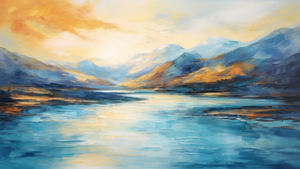 Pine Stretched  Framed 1 Panel - Scottish Landscapes