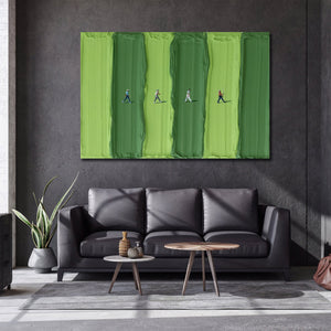 Pine Stretched  Framed 1 Panel - Golf Course