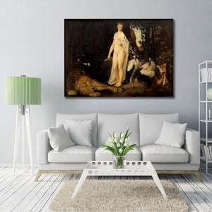 Pine Stretched  Framed 1 Panel - Fable by Gustav Klimt