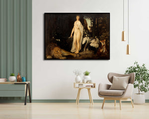 Pine Stretched  Framed 1 Panel - Fable by Gustav Klimt