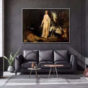 Pine Stretched  Framed 1 Panel - Fable by Gustav Klimt
