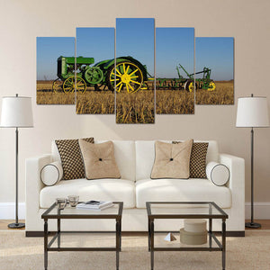 Classic Vehicles Canvas Wall Art Print Poster | Home Decor | Stretched 5 Panels