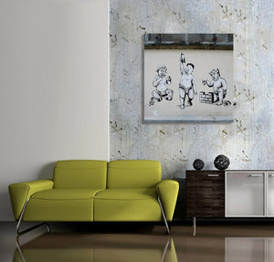 Pine Stretched  Framed 1 Panel - Street Art