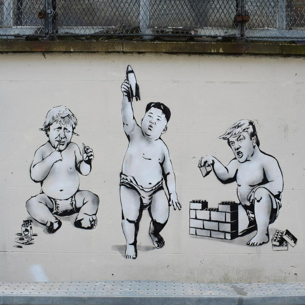Pine Stretched  Framed 1 Panel - Street Art