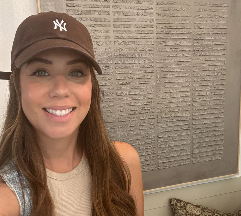 Hand Made Painting Stretched 1 Panel - Wabi-Sabi Beige Abstract