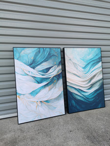 Framed 2 Panels - Finished Products - Abstract
