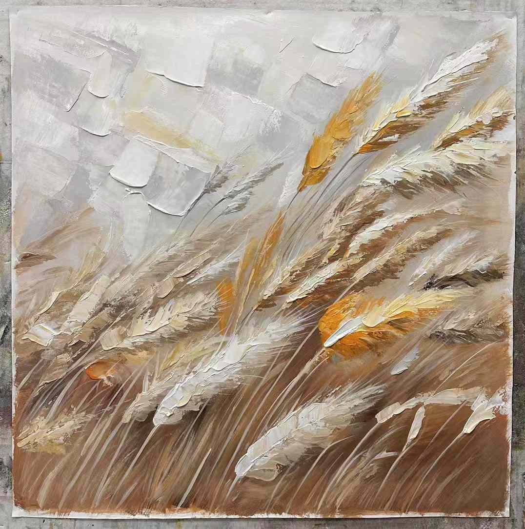 Pine Stretched  Framed 1 Panel - Acrylic Painting