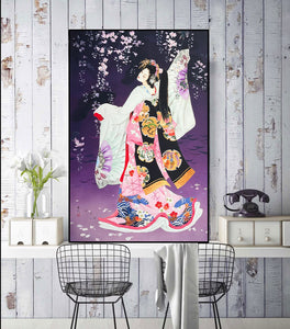 Framed 1 Panel - Traditional Kimono