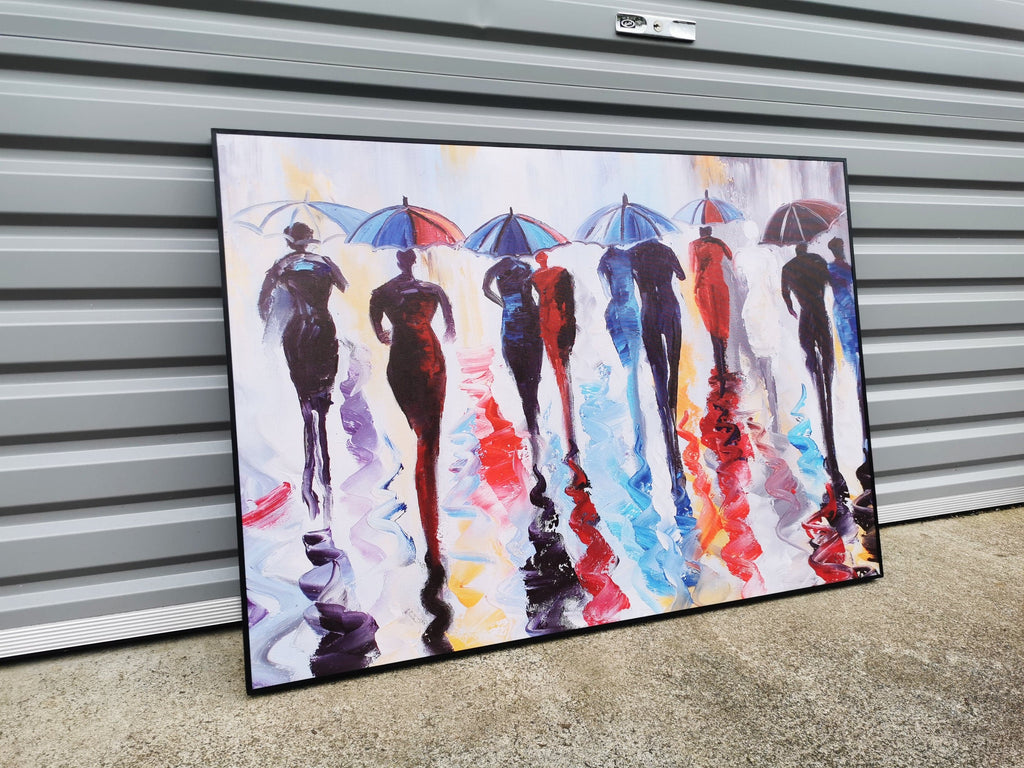 Framed 1 Panel - Finished Product - Abstract