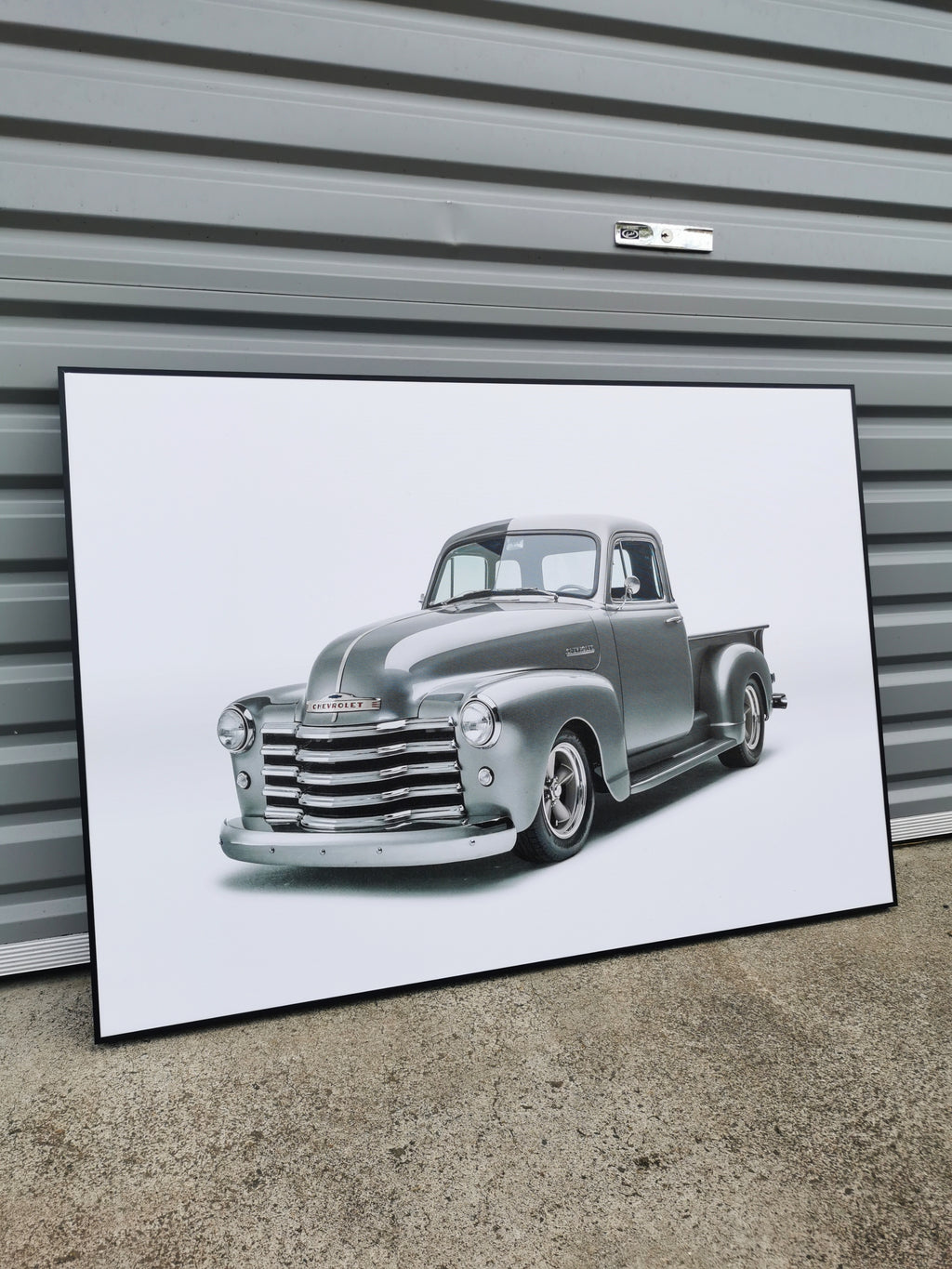 Pine Stretched  Framed 1 Panel - Finished Products - Chevrolet Truck