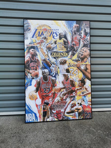 Framed 1 Panel - NBA Legend