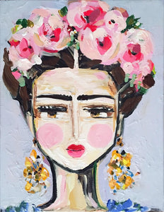 Pine Stretched  Framed 1 Panel - Fine Day Frida