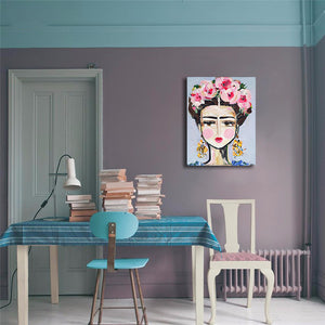 Pine Stretched  Framed 1 Panel - Fine Day Frida