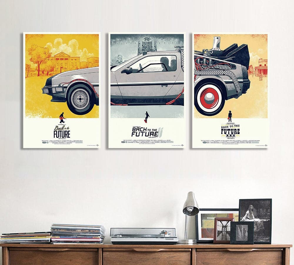 Pine Stretched  Framed 3 Panels - Movie