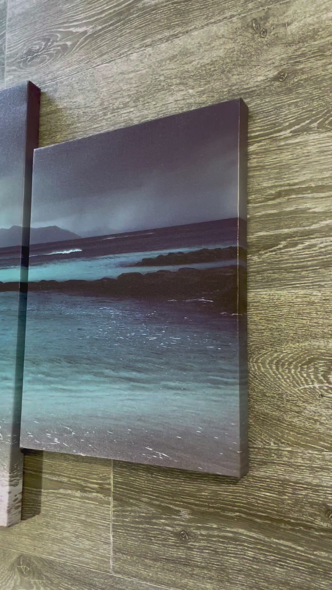 Framed 5 Panels - Peaceful Seascape