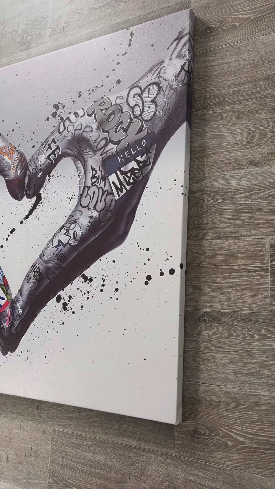 Modern Pop Art Canvas Wall Art Print Poster | Home Decor | Stretched 1 Panel