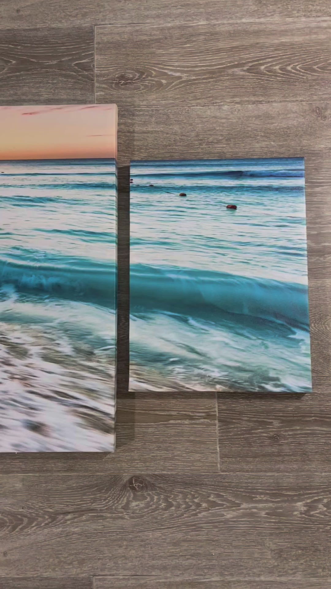 Framed 5 Panels - Seascape