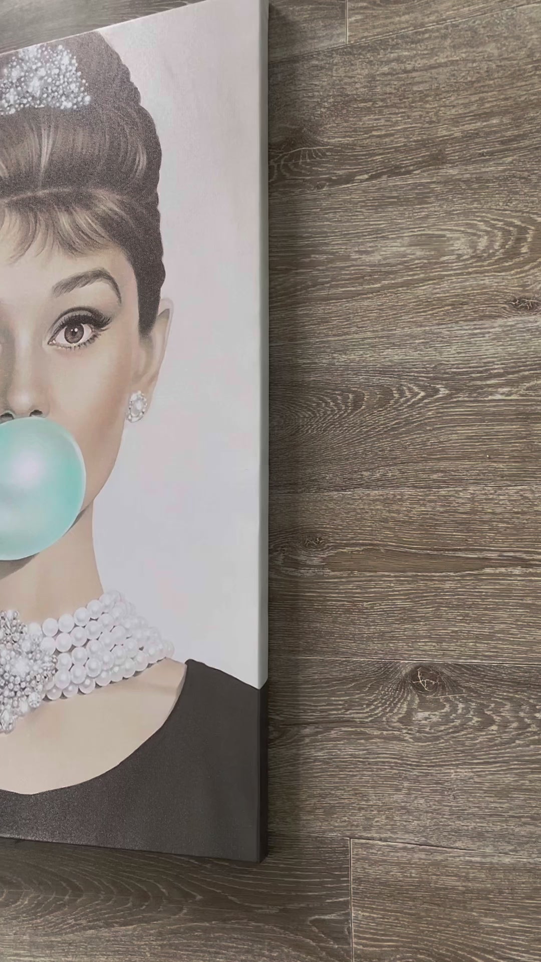Framed 1 Panel - Audrey Hepburn