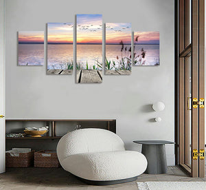 Framed 5 Panels - Landscape