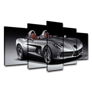 Framed 5 Panels - Car