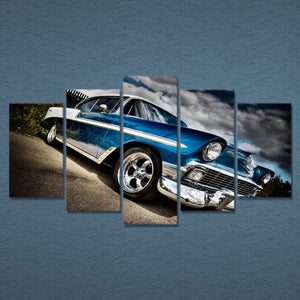 Framed 5 Panels - Classic Cadillac