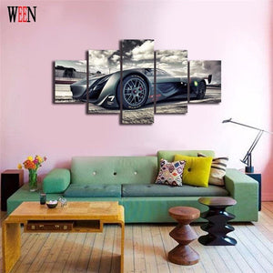 Framed 5 Panels - Concept Car