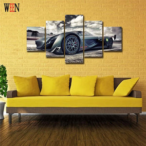 Framed 5 Panels - Concept Car