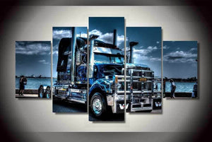 Framed 5 Panels - Truck