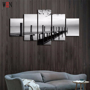 Framed 5 Panels - Landscape