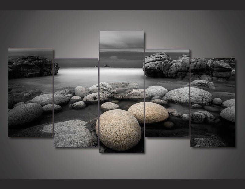 Framed 5 Panels - Landscape