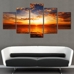 Framed 5 Panels - Landscape