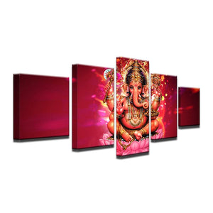 Framed 5 Panels - Hinduism