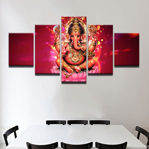 Framed 5 Panels - Hinduism
