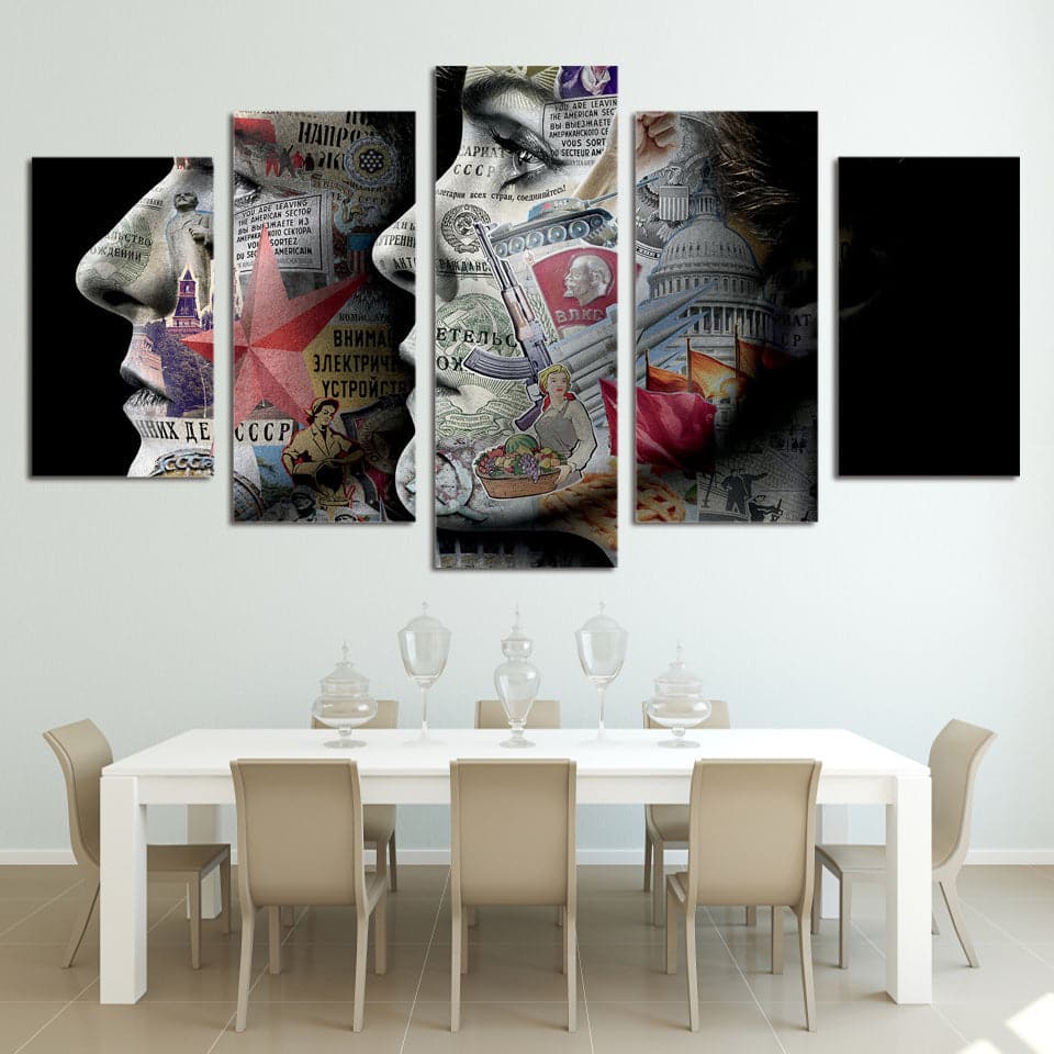 Framed 5 Panels