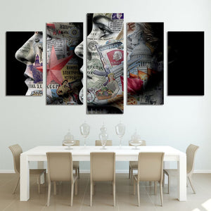 Framed 5 Panels