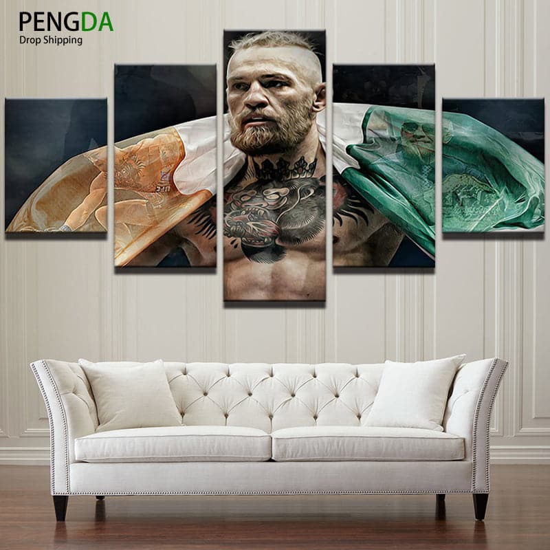Framed 5 Panels - Conor McGregor