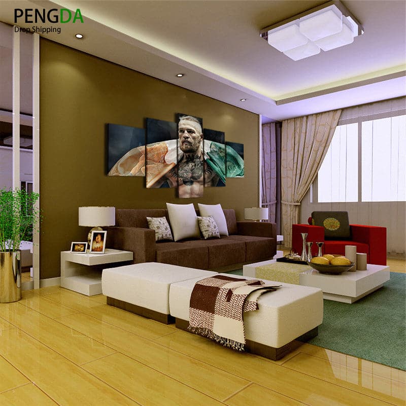 Framed 5 Panels - Conor McGregor
