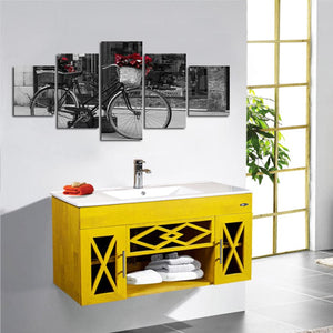 Framed 5 Panels - Bicycle