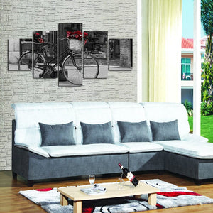 Framed 5 Panels - Bicycle