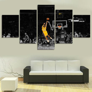 Framed 5 Panels - Kobe Bryant